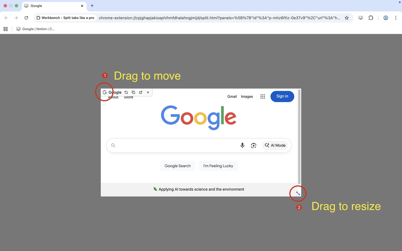 PageVS split view screenshot 3